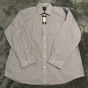 LARGE Jos. A. Bank Men's Travelers Dress Shirt Long Sleeve Button Down